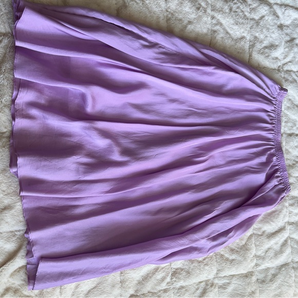 Vince Dresses & Skirts - Vince Silk Lavender Circle Skirt